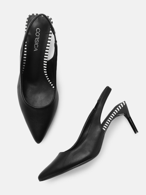 

CORSICA Women Black Solid Pumps