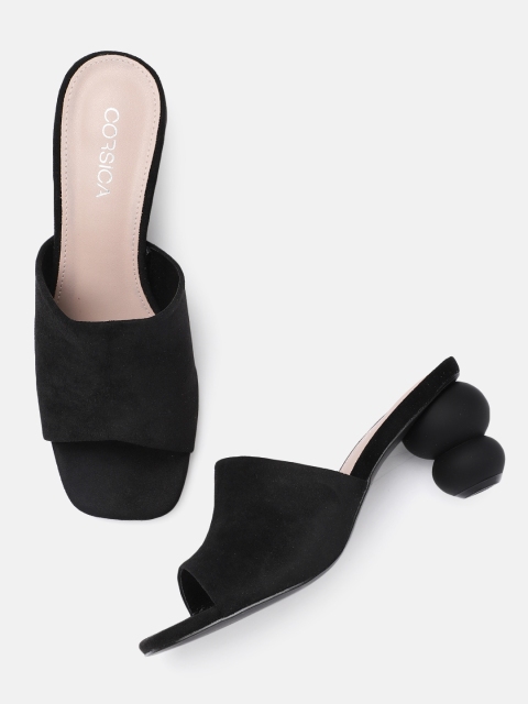 

CORSICA Women Black Solid Mules