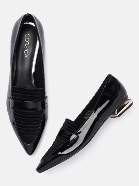 

CORSICA Women Black Solid Ballerinas