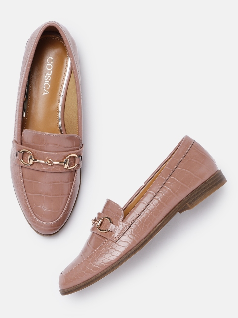 

CORSICA Women Nude-Coloured Textured Ballerinas