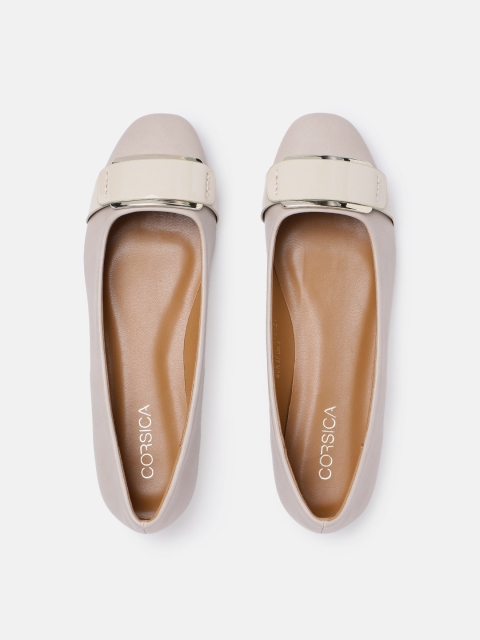 

CORSICA Women Beige Solid Ballerinas