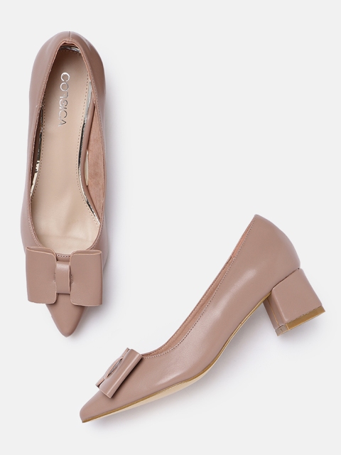 

CORSICA Women Nude-Coloured Solid Pumps