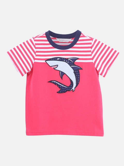 

Beebay Boys Pink Printed Round Neck T-shirt