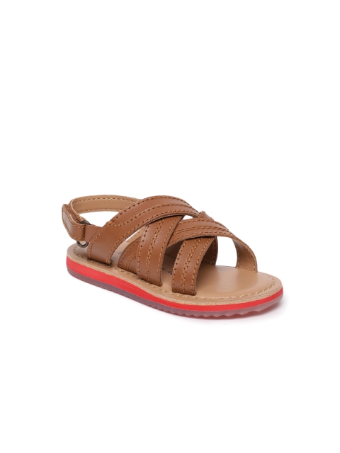 

Aria Nica Boys Brown Leather Sandals