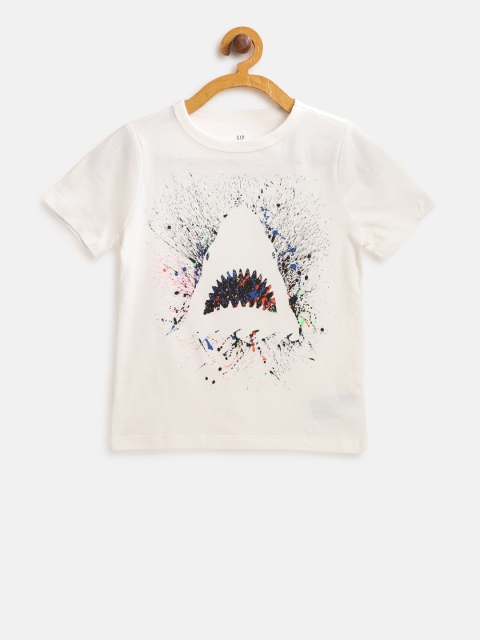 

GAP Boy Short Sleeve T-shirt, Off white