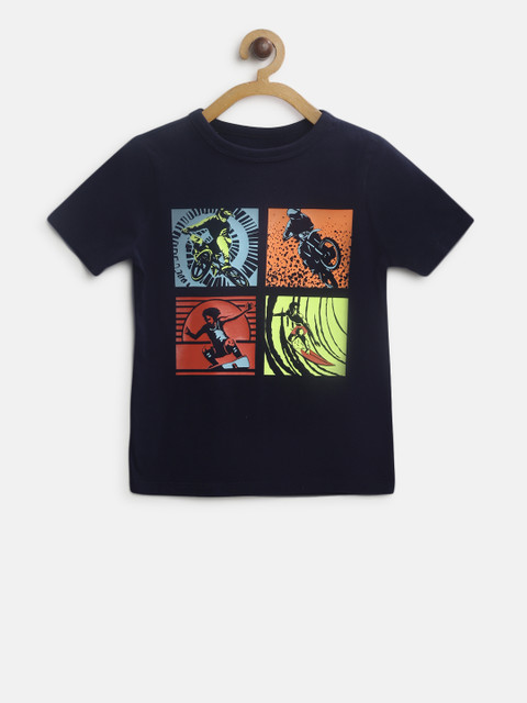 

GAP Boy Short Sleeve T-Shirt, Navy blue