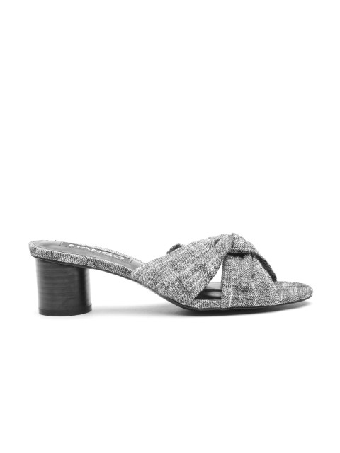 

MANGO Women Grey Solid Heels
