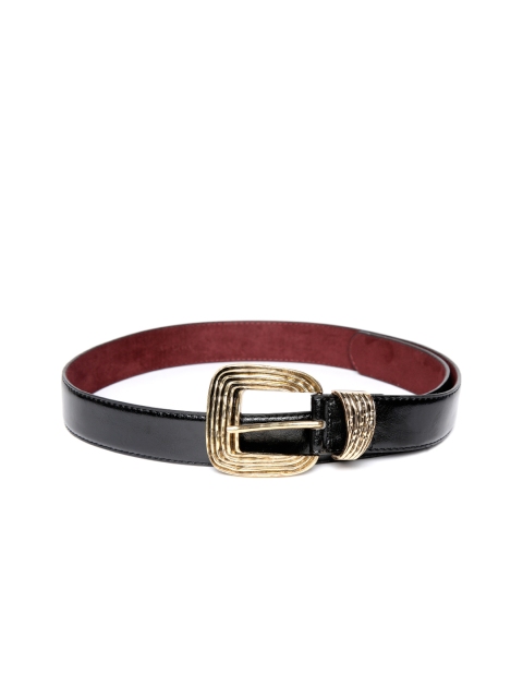 

MANGO Women Black Solid Belt