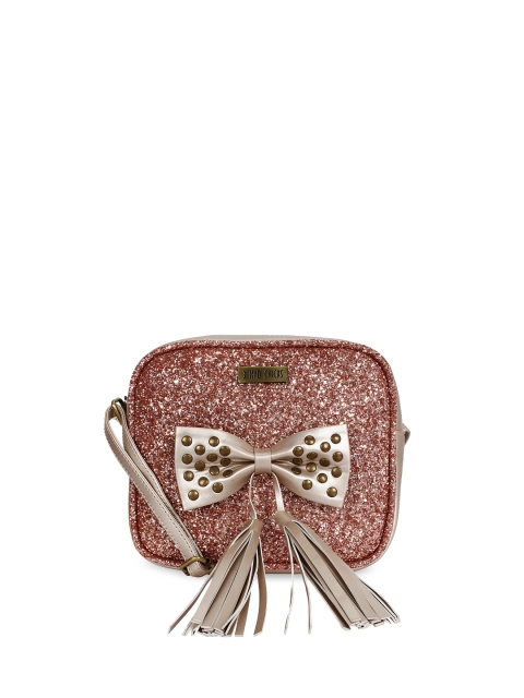 

3 Mad Chicks Women Pink Embellished Sling Bag