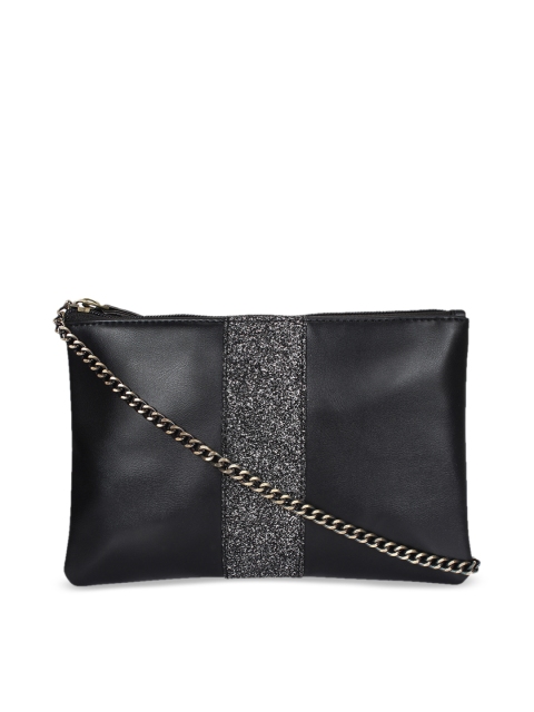 

3 Mad Chicks Black Embellished Sling Bag