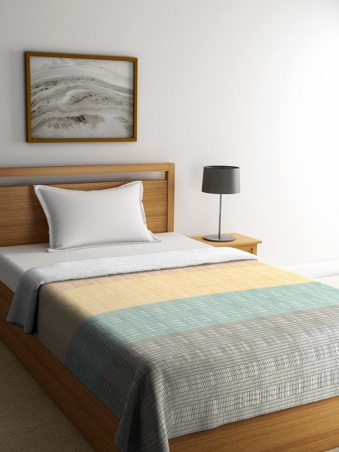 

Portico New York Multicoloured Geometric AC Room 120 GSM Single Bed Comforter, Multi