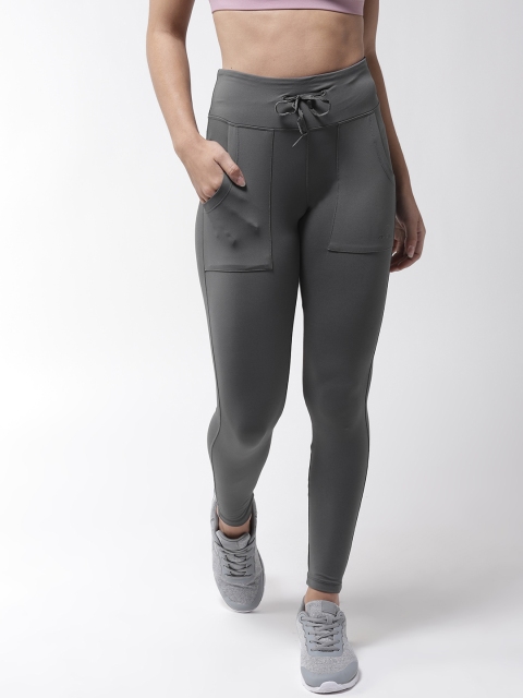 

Alcis Women Grey Solid Tights