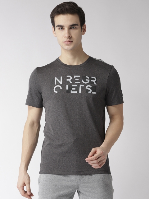 

Alcis Men Grey Printed Round Neck T-shirt