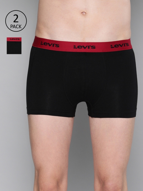 

Levis Men Pack of 2 Black Solid Trunks TK-200SF-2PK-STYLE-020-496