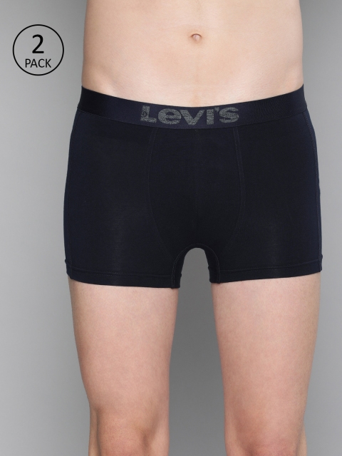 

Levis Men Pack of 2 Navy Blue Solid Trunks TK-200SF-2PK-STYLE-018-478