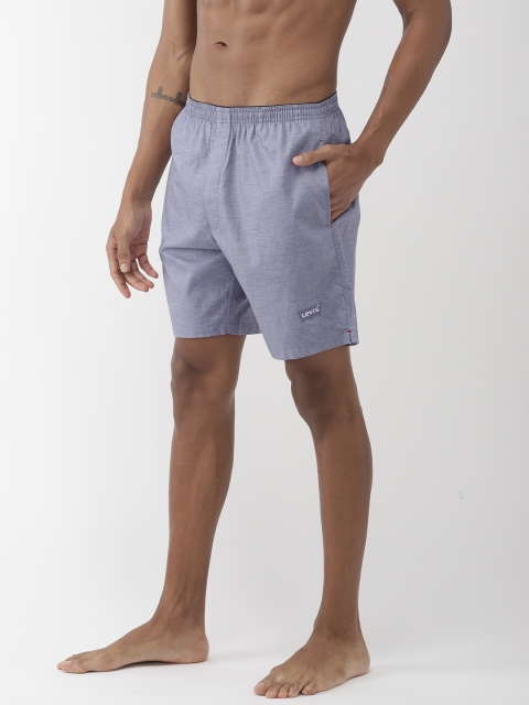 

Levis Men Blue Solid Pure Cotton Boxers BS-300LS-1PK-STYLE-028-142