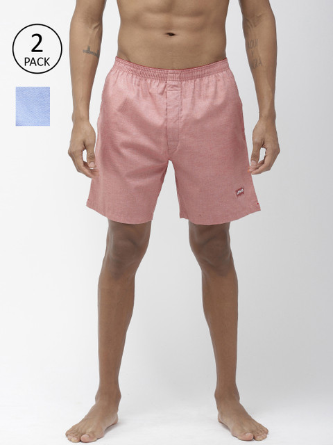 

Levis Pack of 2 Solid Boxers BS-300LS-2PK-STYLE-028-512, Blue