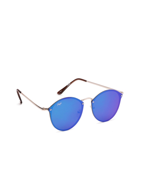 

Floyd Women Round Sunglasses XM008_GOLD_ICE, Blue