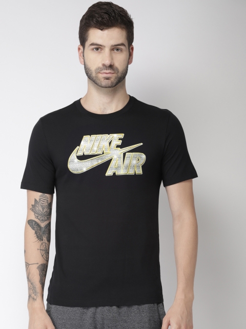 

Nike Men Black Printed As M Nsw Sznl Stmt Air T-shirt