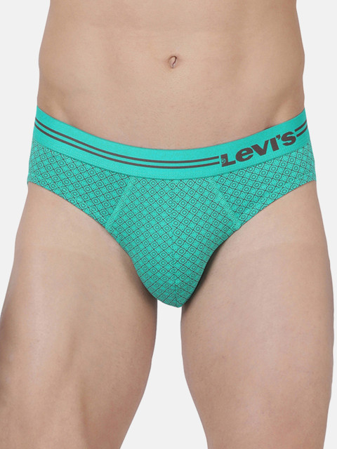 

Levis Men Green Printed Briefs BF-200SF-1PK-STYLE-021-103