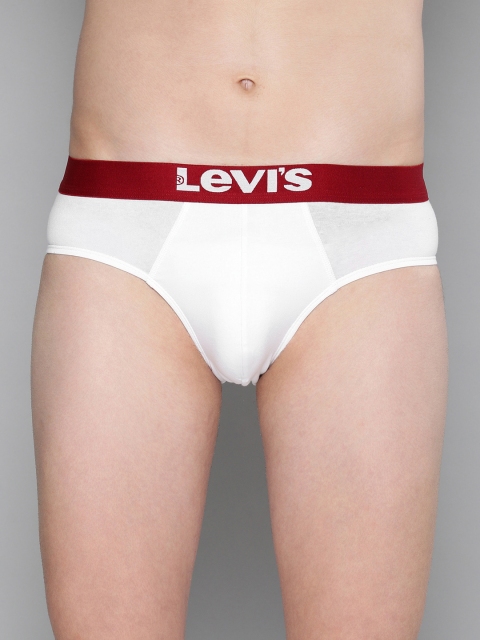 

Levis Men White Solid Briefs BF-200SF-1PK-STYLE-019-91