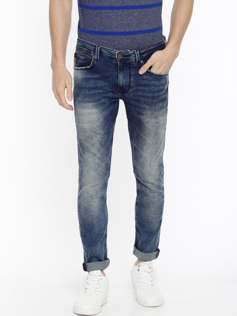 

Being Human Clothing Men Blue Skinny Fit Mid-Rise Clean Look Stretchable Jeans