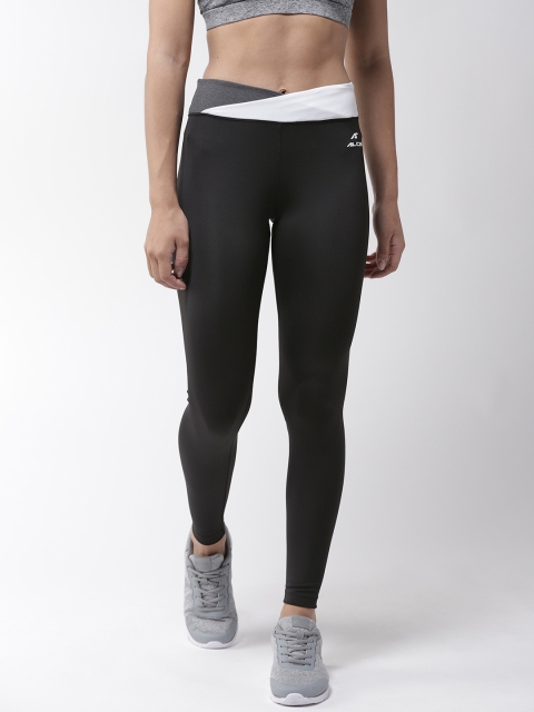 

Alcis Women Black Solid Tights