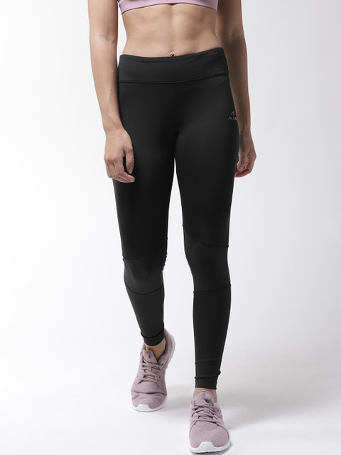 

Alcis Women Black Solid Tights