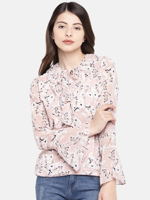 

Manola Women Pink Printed Top