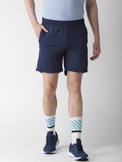 

Alcis Men Navy Blue Solid Slim Fit Sports Shorts