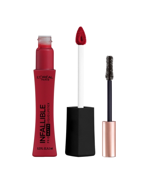 

LOreal Paris Women Cannes Red Carpet Kit with Lipstick & Mascara 6.3 ml + 7.6 ml