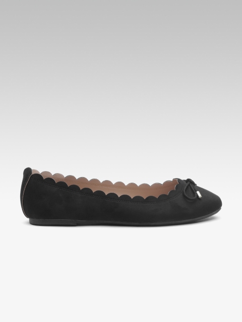 

DOROTHY PERKINS Women Black Solid Ballerinas