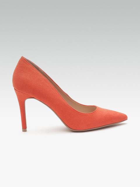 

DOROTHY PERKINS Women Orange Solid Pumps