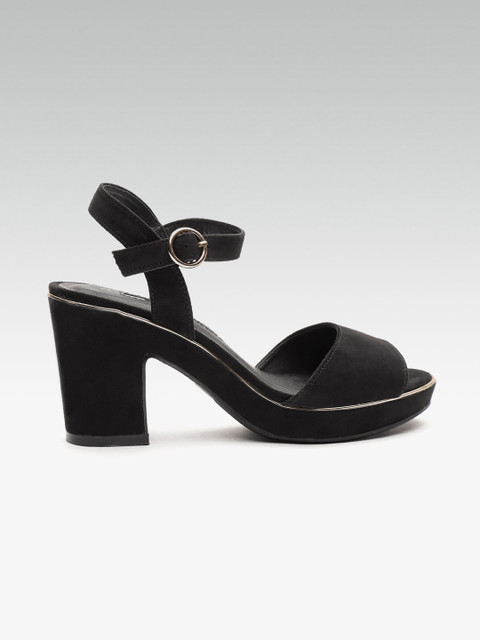 

DOROTHY PERKINS Women Black Solid Heels