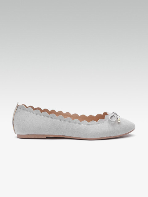 

DOROTHY PERKINS Women Grey Solid Ballerinas