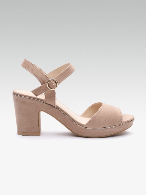 

DOROTHY PERKINS Women Dusty Pink Solid Block Heels