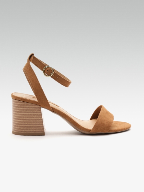 

DOROTHY PERKINS Women Brown Solid Block Heels