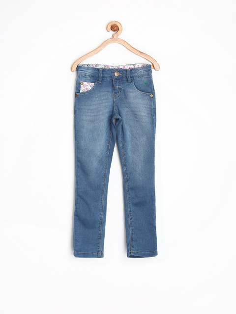 

Gini & Jony Palm Tree Girls Blue Jeans
