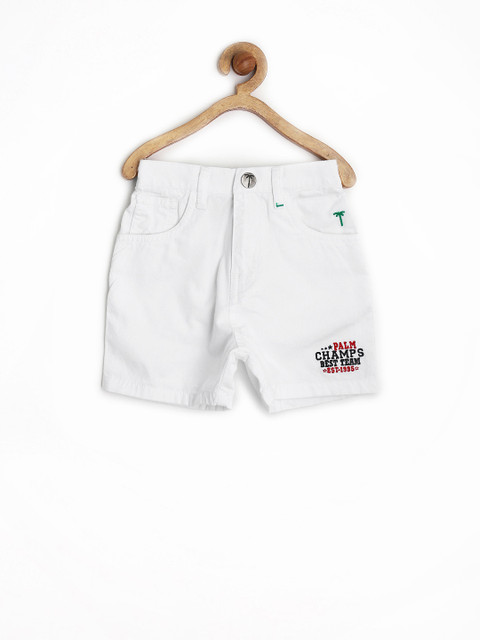 

Palm Tree by Gini & Jony Boys White Shorts