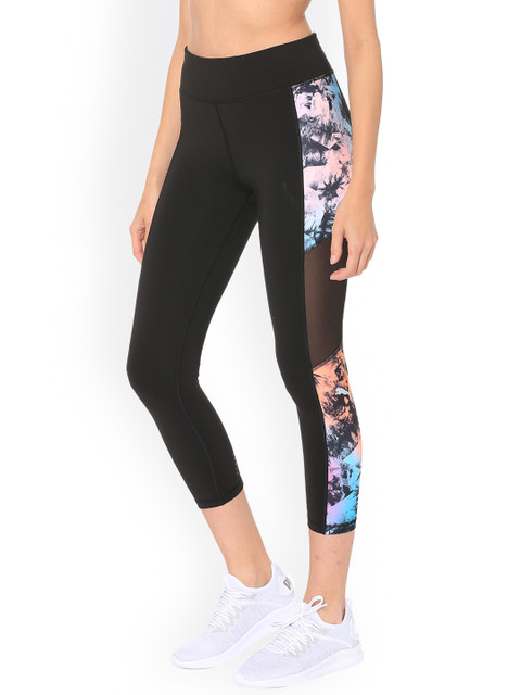 

Puma Women Black Solid Tights