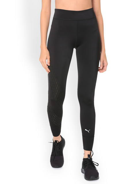 

Puma Women Black Solid Tight