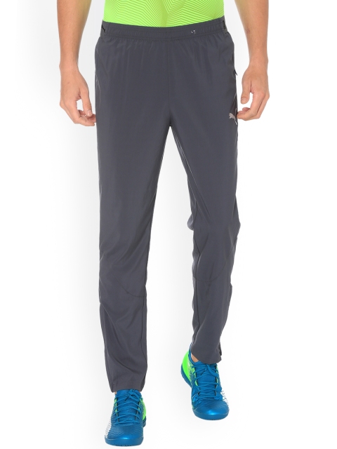 

Puma Men Grey Solid Straight-Fit Track Pants