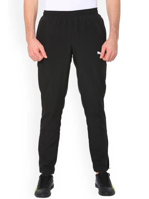 

Puma Men Black Solid Straight-Fit Track Pants