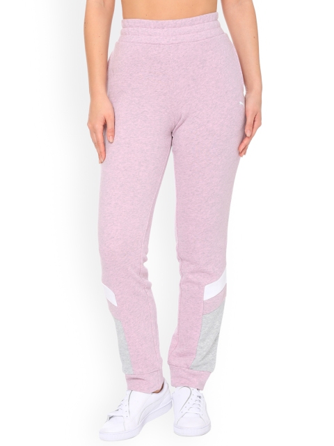 

Puma Women Pink Solid Straight-Fit Track Pants