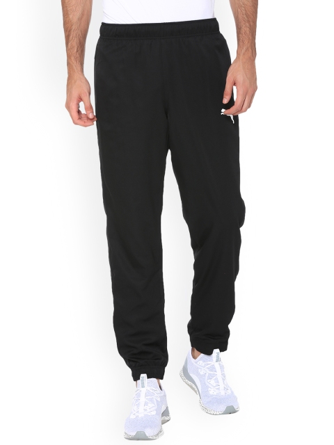 

Puma Men Black Solid Straight-Fit Track Pants