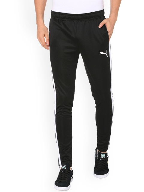 

Puma Men Black Solid Straight-Fit Active Tricot Pants