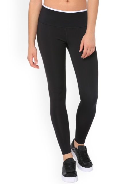 

Puma Women Black Solid Tights