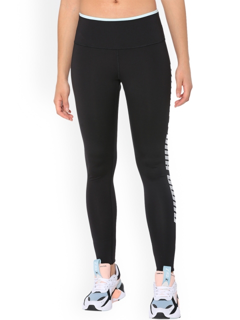 

Puma Women Black Solid Tights