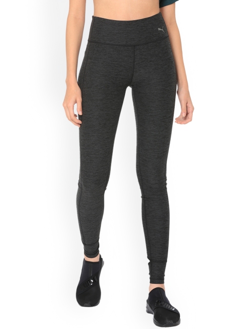 

Puma Women Charcoal Grey Solid Tights