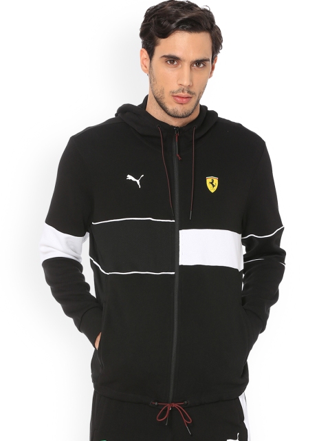 

Puma Men Black SF Hooded Sweat Jacket